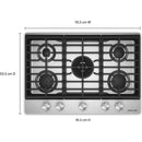  KitchenAid 30-inch Built-in Gas Cooktop with 5 Burners KCGK730SSS IMAGE 4