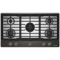  KitchenAid 36-inch Built-in Gas Cooktop with 5 Burners KCGK736SBE IMAGE 1