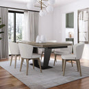  Amisco Beatrice 31236 Dining Chair - Tiramisu/Sleet IMAGE 2