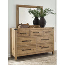  Benchcraft Ridgester B858B1 Dresser and Mirror IMAGE 2