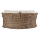  Signature Design by Ashley Beachcroft P791-851 Curved Corner Chair with Cushion IMAGE 3