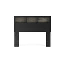  Signature Design by Ashley Broachmyn PCB1118-85 Full Bookcase Headboard IMAGE 2