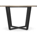  Amisco Round Ellington Dining Table with Pedestal Base 50575/25|90415/42 IMAGE 3