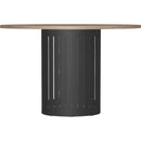  Amisco Round Rachel Dining Table with Pedestal Base 50579/25|90857/42 IMAGE 3