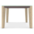  Amisco Fabiola Dining Table with Glass Top 50674/52AA|90291/P3 IMAGE 3