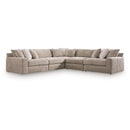  Signature Design by Ashley Nexora-Court PC68008S17 5 pc Sectional IMAGE 1