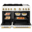  KitchenAid 48-inch. 6.3 cu. ft. Freestanding Commercial-Style Dual-Fuel Range with Griddle KFDD948SPL IMAGE 2