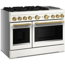  KitchenAid 48-inch. 6.3 cu. ft. Freestanding Commercial-Style Dual-Fuel Range with Griddle KFDD948SPL IMAGE 4