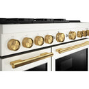  KitchenAid 48-inch. 6.3 cu. ft. Freestanding Commercial-Style Dual-Fuel Range with Griddle KFDD948SPL IMAGE 8