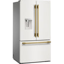  KitchenAid 36-inch, 30 cu. ft. French 3-Door Refrigerator with Water and Ice Dispensing System KRFF436SPL IMAGE 4