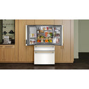  KitchenAid 36-inch, 29.51 cu. ft. Freestanding French 4-Door Refrigerator with Water and Ice Dispensing System KRMF436SPL IMAGE 10