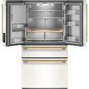  KitchenAid 36-inch, 29.51 cu. ft. Freestanding French 4-Door Refrigerator with Water and Ice Dispensing System KRMF436SPL IMAGE 3