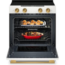  KitchenAid 30-inch Slide-in Electric Range with  Convection Cooking Modes YKSES530SPL IMAGE 2