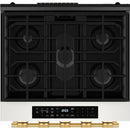  KitchenAid 30-inch Smart Slide-in Gas Range with Convection Cooking Modes and 2-in-1 Burner KSGS530SPL IMAGE 6