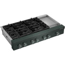  KitchenAid 48-inch Gas Rangetop with Electric Griddle KCGK948TJP IMAGE 5