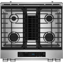  KitchenAid 30-inch Dual-Fuel Range with Downdraft Ventilation KSDV730TPS IMAGE 4