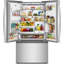  Whirlpool 36-inch, 23.4 cu. ft. Counter-Depth Freestanding French 3-Door Refrigerator with Nugget Ice WRFC7436TZ IMAGE 3