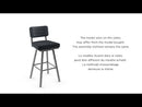 Amisco Phoebe Counter Height Stool 41571-26/24JK EXTERNAL_VIDEO 1