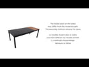 Amisco Zenith Dining Table 52560/25|92503/3047 EXTERNAL_VIDEO 1